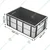 49 Liter 600x400x240 mm Plastic Crates